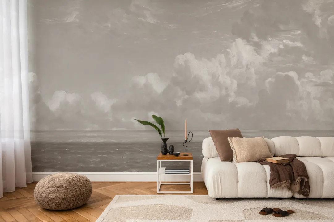 Neutral John Constable Seascape Painting Mural