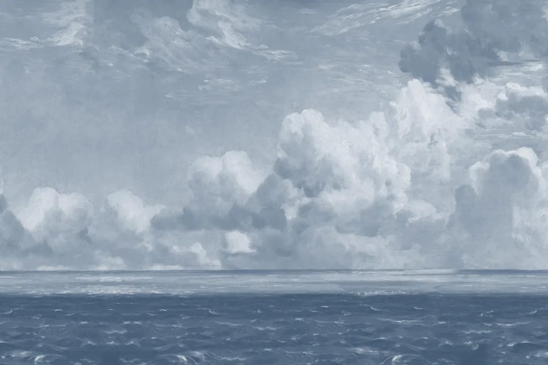 Blue John Constable Seascape Painting Mural