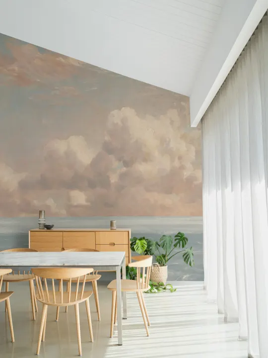 Pastell John Constable havsutsikt Mural-tapeter