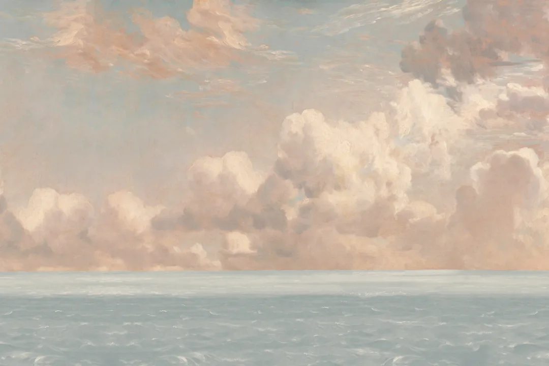 Pastell John Constable havsutsikt Mural-tapeter