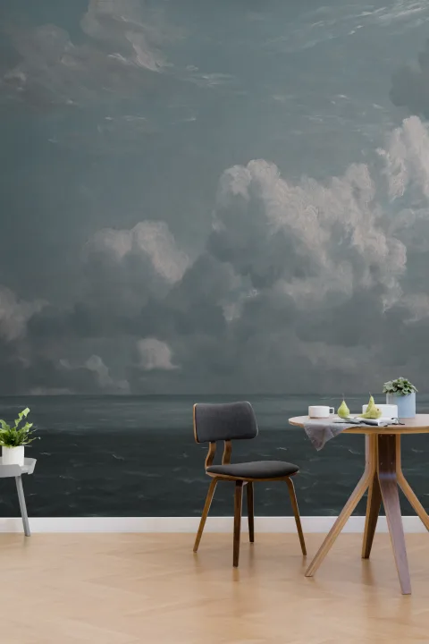 Marineblå John Constable havutsikt fototapet