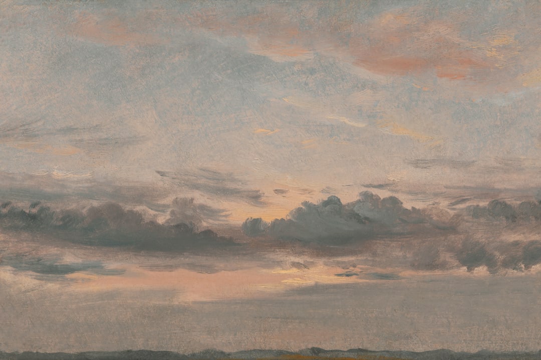 John Constable Sunset Painting Mural