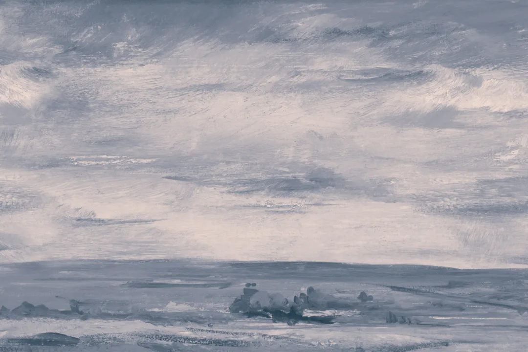 Purple John Constable Landscape Painting Mural