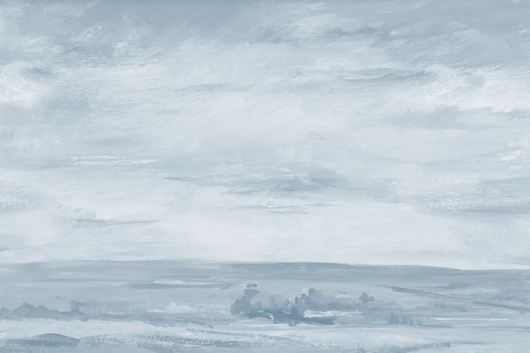 Blå John Constable Landskapsmålning Mural-tapeter