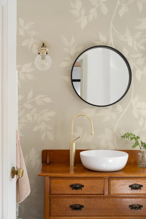 Mural de papel pintado Beige Elegancia Botánica Para Espacios Tranquilos