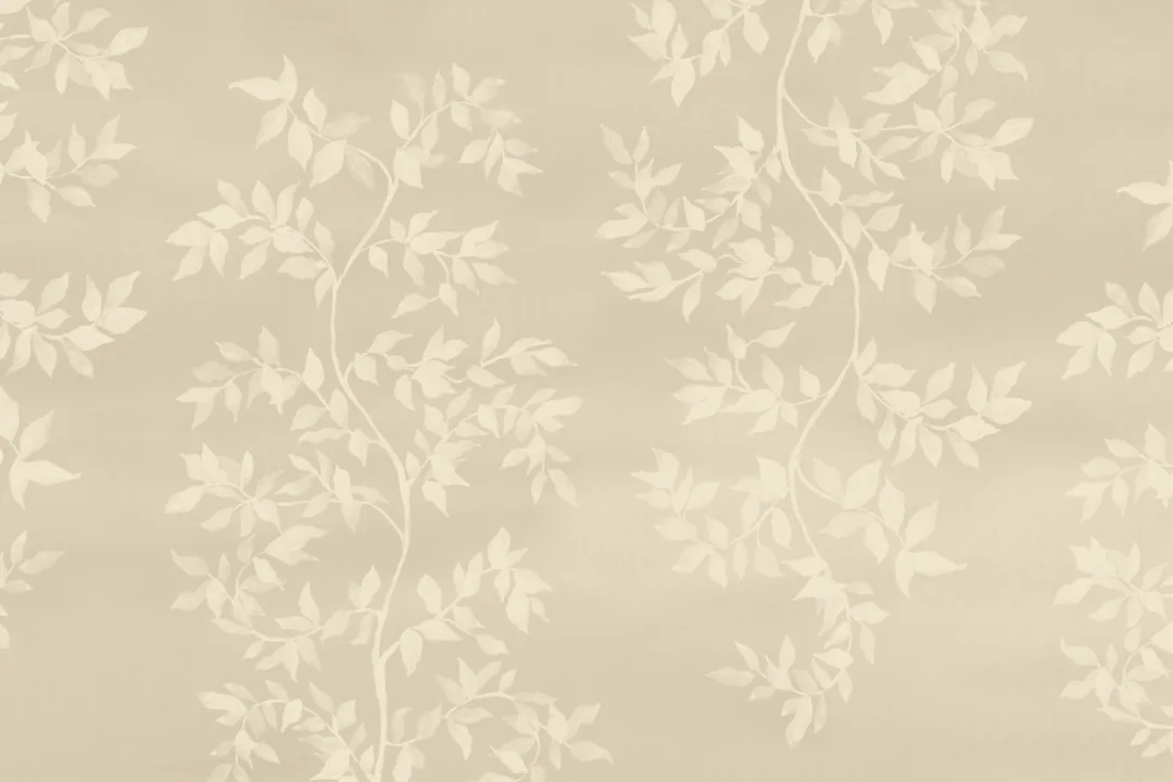 Beige Botanisk elegans mural-tapeter för lugna utrymmen