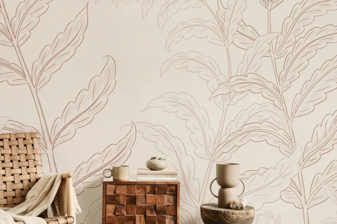 Mural de terracota Helechos botánicos