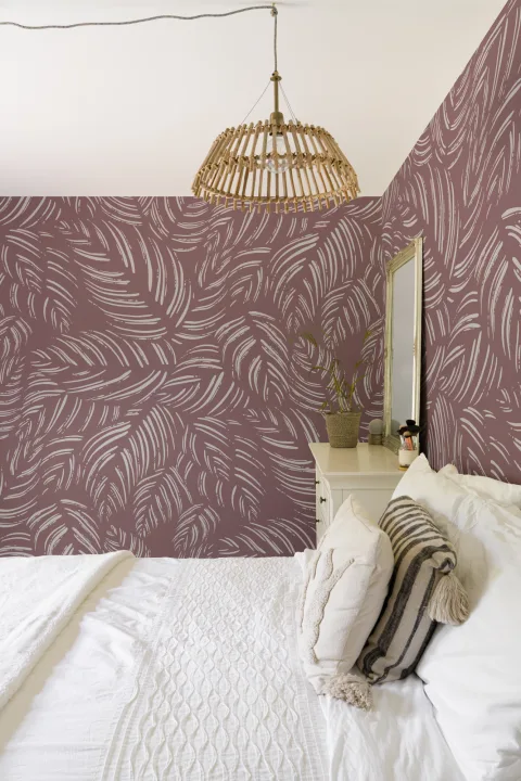 Mauve Contemporary Abstract Pattern Kuvatapetti
