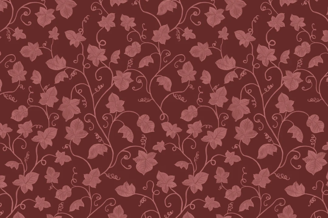 Papel pintado de Hiedra linda rosa