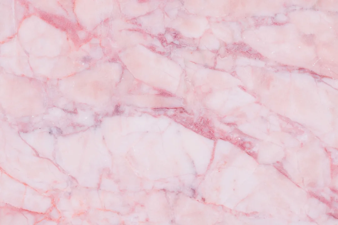 Cracked Pink Marble Wallpaper Mural