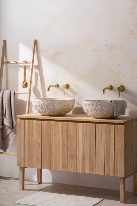 White & Gold Marble Wallpaper Mural