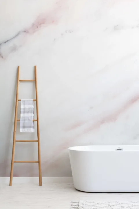 Soft Pastel Pink Marble Wallpaper Mural