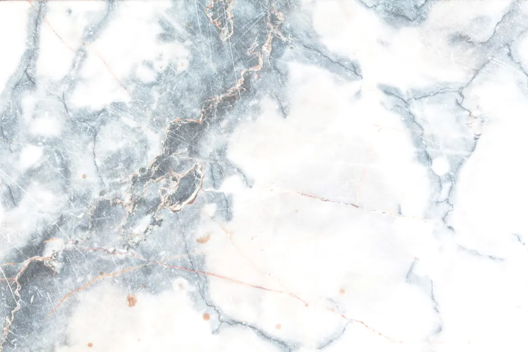 Deep Blue Clouded Marble Wallpaper Mural