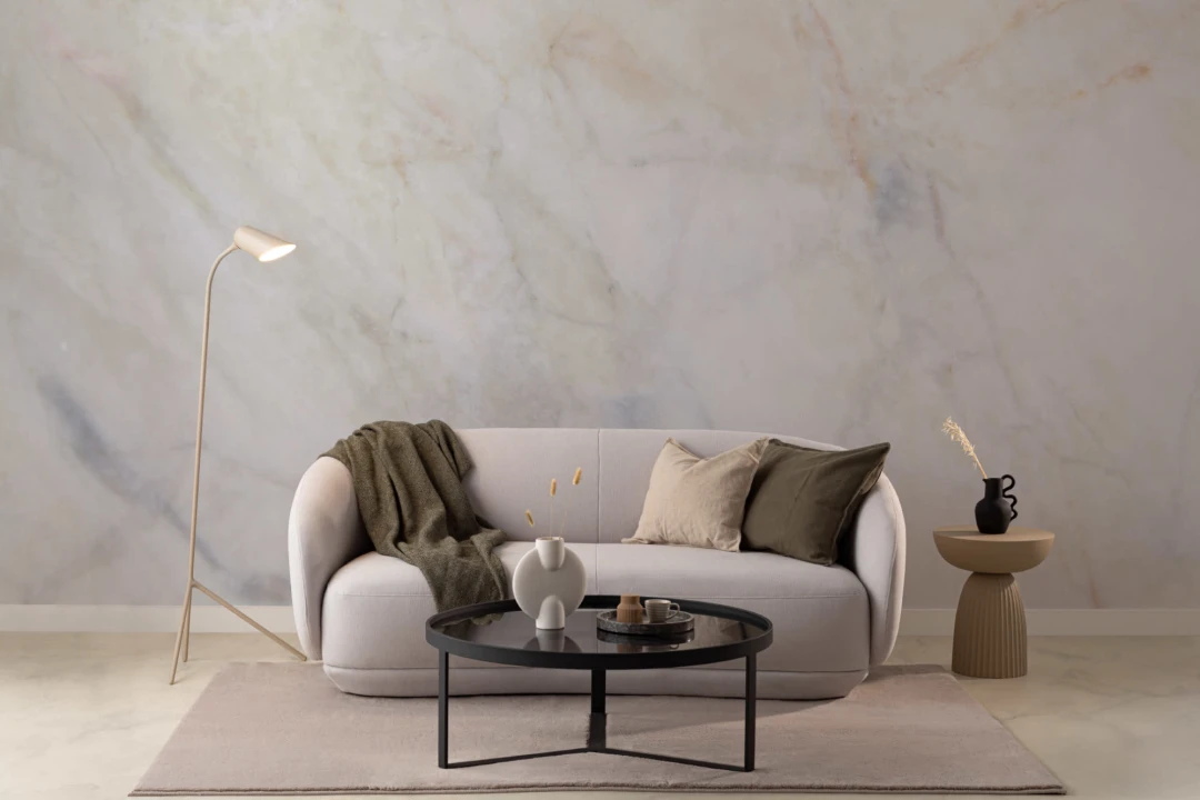 Soft Natural Marble Wallpaper Mural