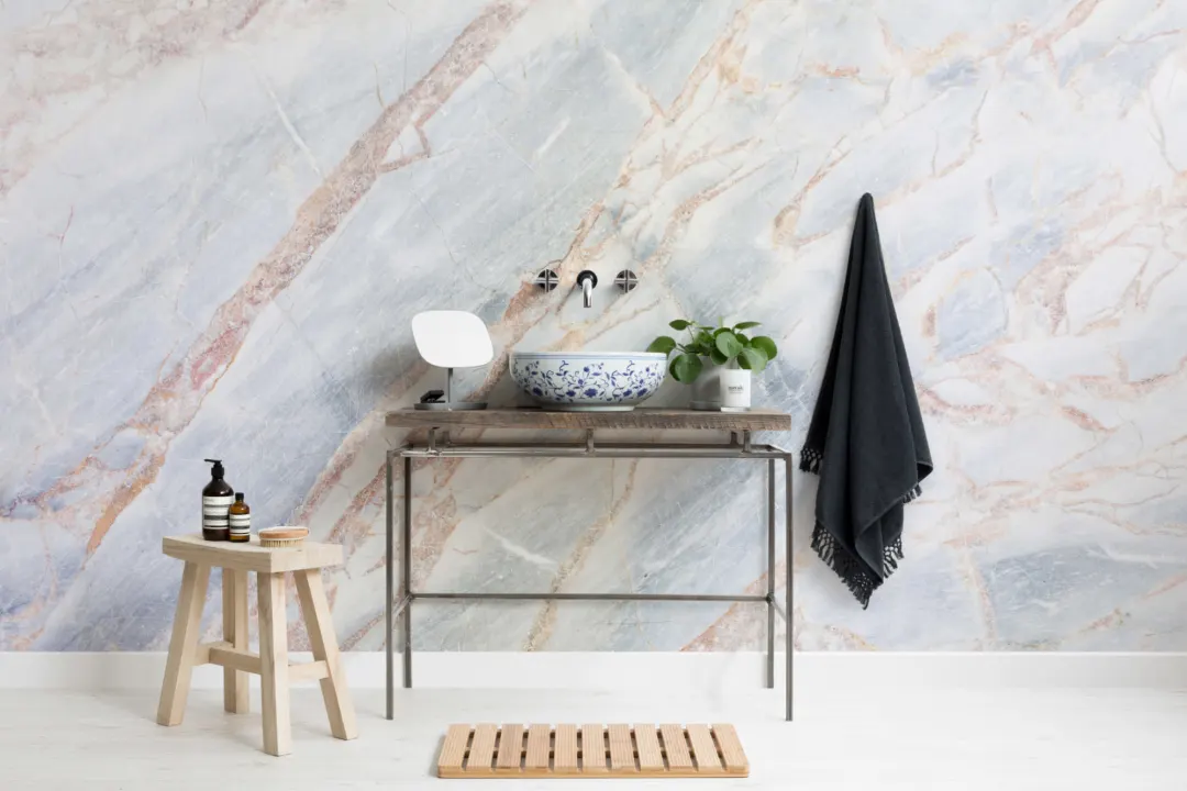 Bronze Cracked Marble Wallpaper Mural