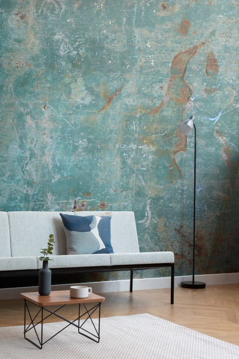 Fototapeta Teal Verdigris