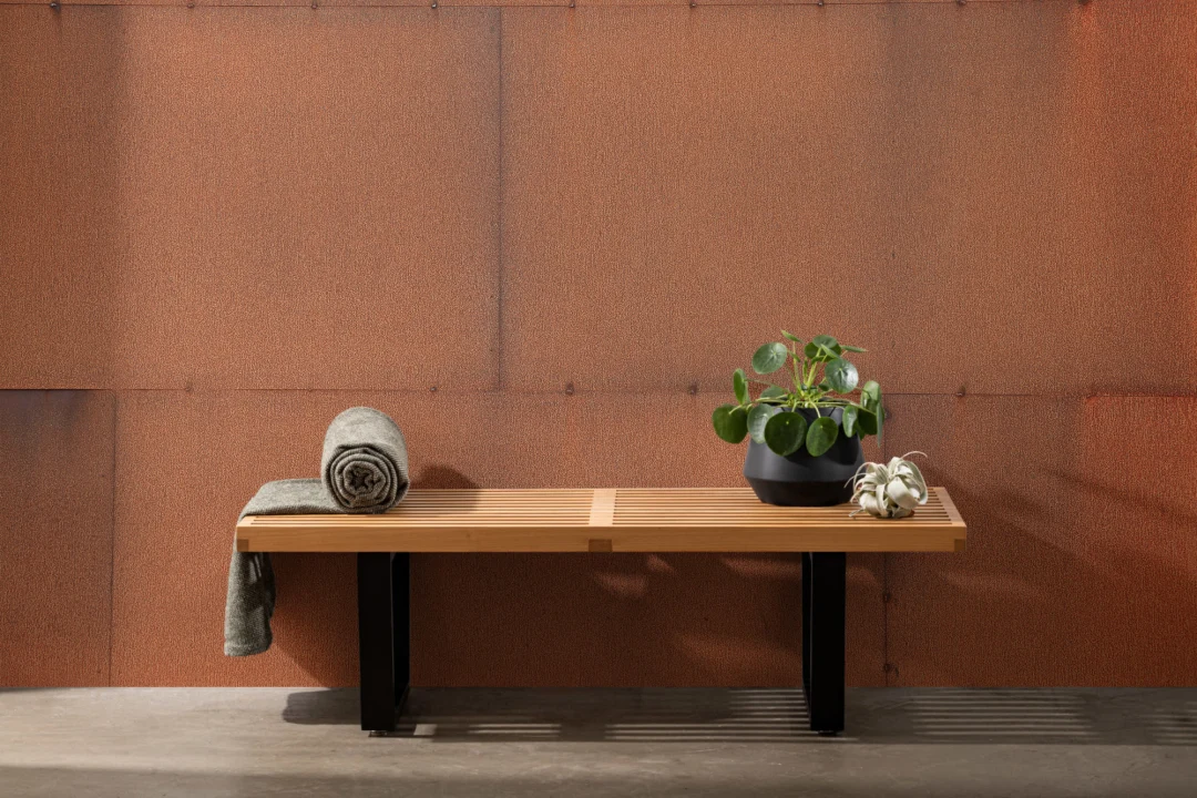 Weathered Steel Wallpaper Mural