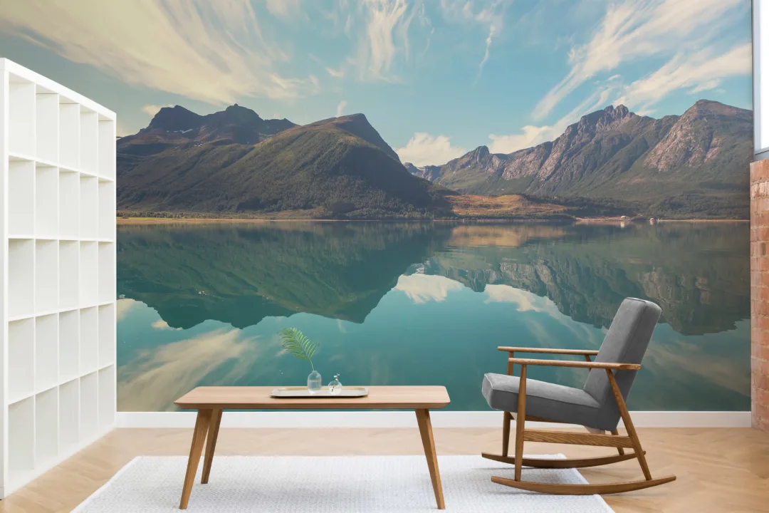 Norwegian Fjord Wallpaper Mural