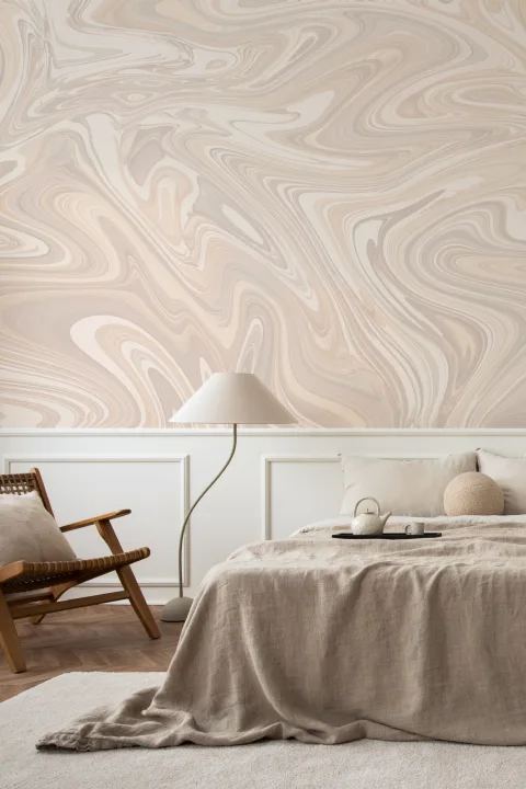 Neutru Marbled lichid model Wallpaper Mural