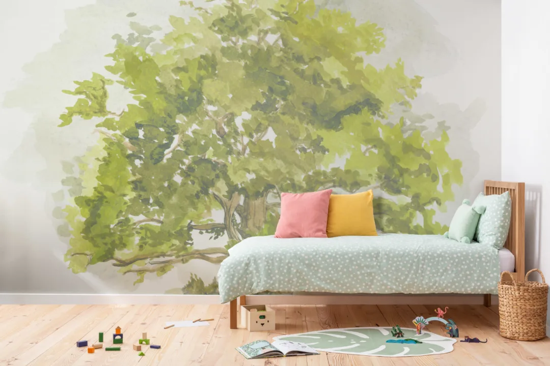 Mural Árbol a la Acuarela