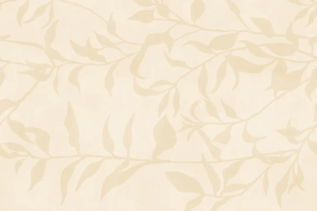 Yellow Olive Tree Branch Mural