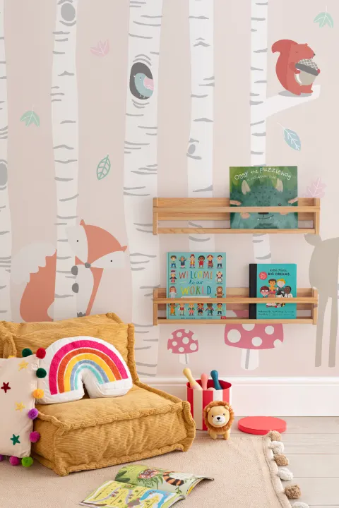 Kids Woodland Scene Wallpaper Mural