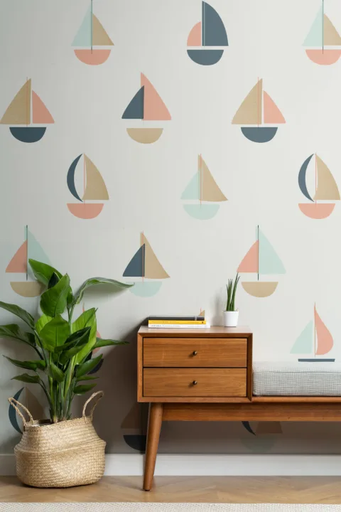 Mural Papel Pintado Bonitos Buques y Barcos