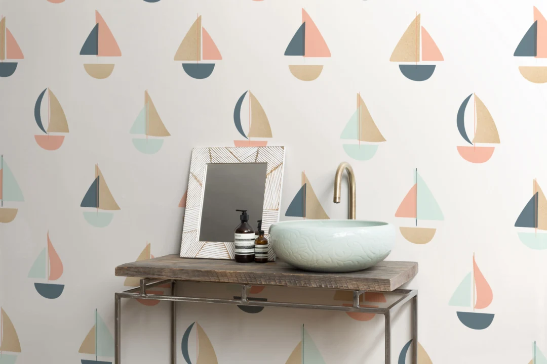 Mural Papel Pintado Bonitos Buques y Barcos