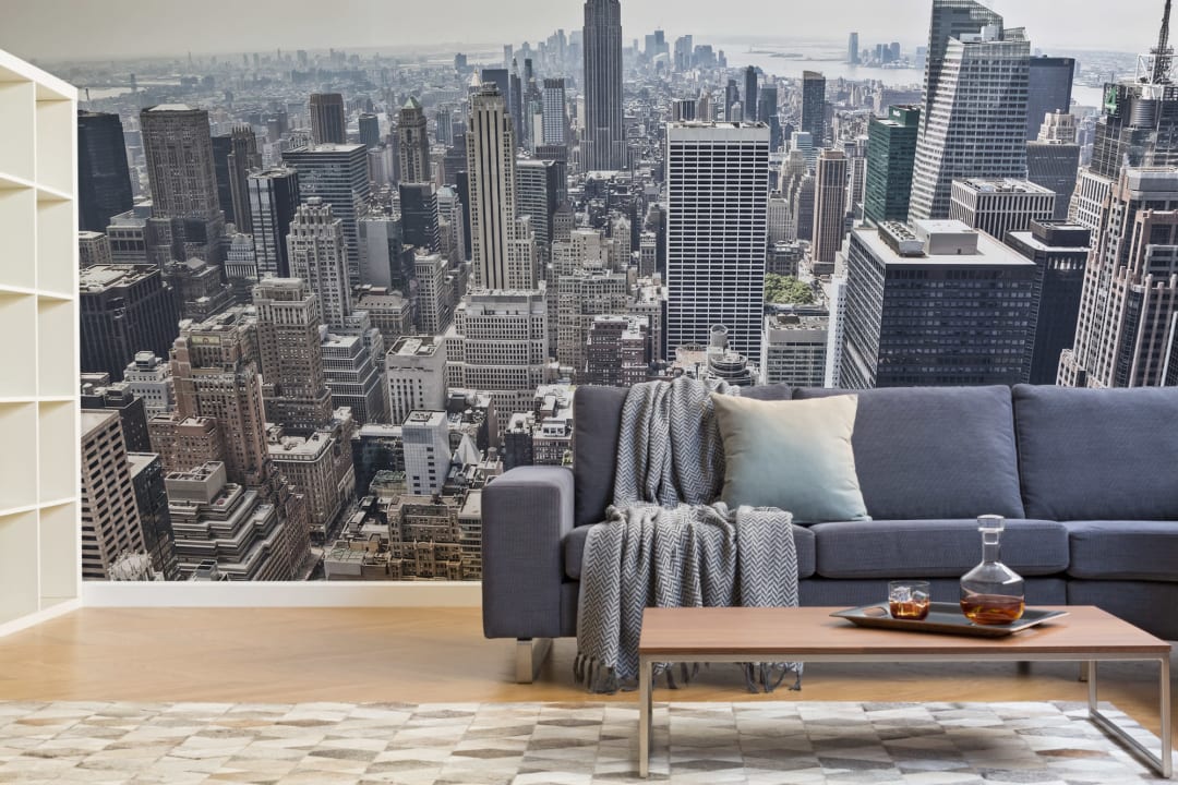 Aerial New York Wallpaper Mural