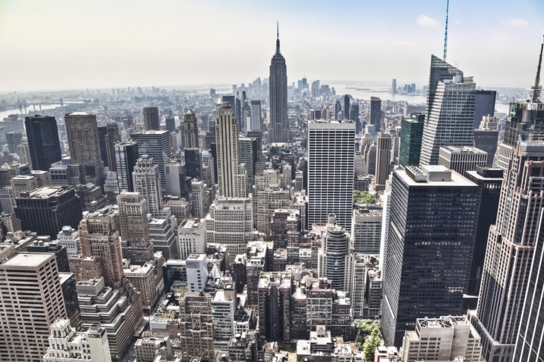 Aerial New York Wallpaper Mural