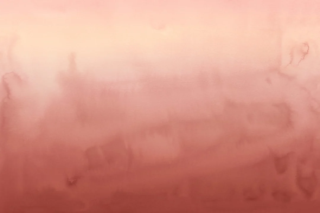 Red and Orange Watercolor Ombre Wallpaper Mural