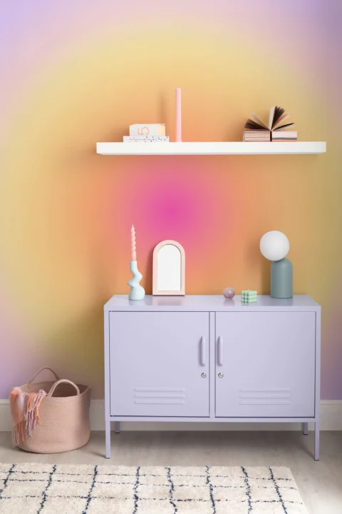 Mångfärgad futuristisk Ombre Spot fototapet