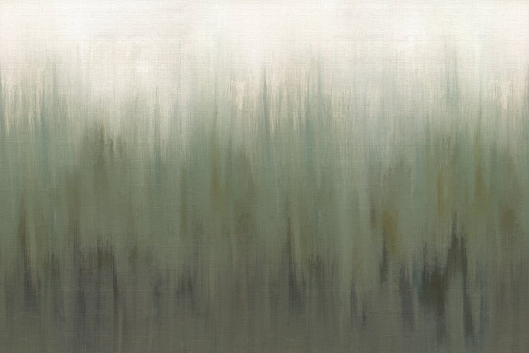 Green Abstract Classic Elegance Art Mural