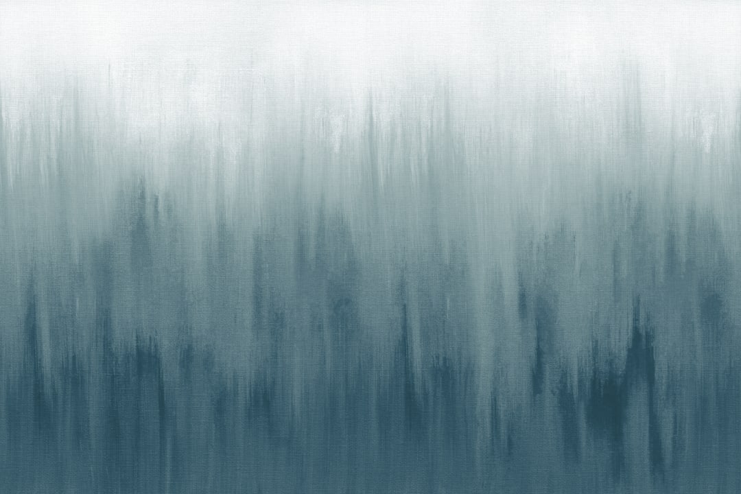 Gradient bleu serein papier peint panoramique abstrait