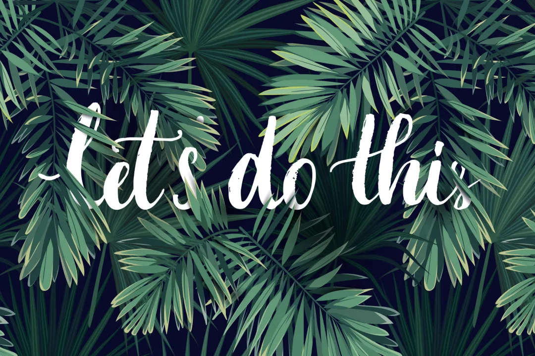 Lets Do This’ Motivational Wallpaper Mural