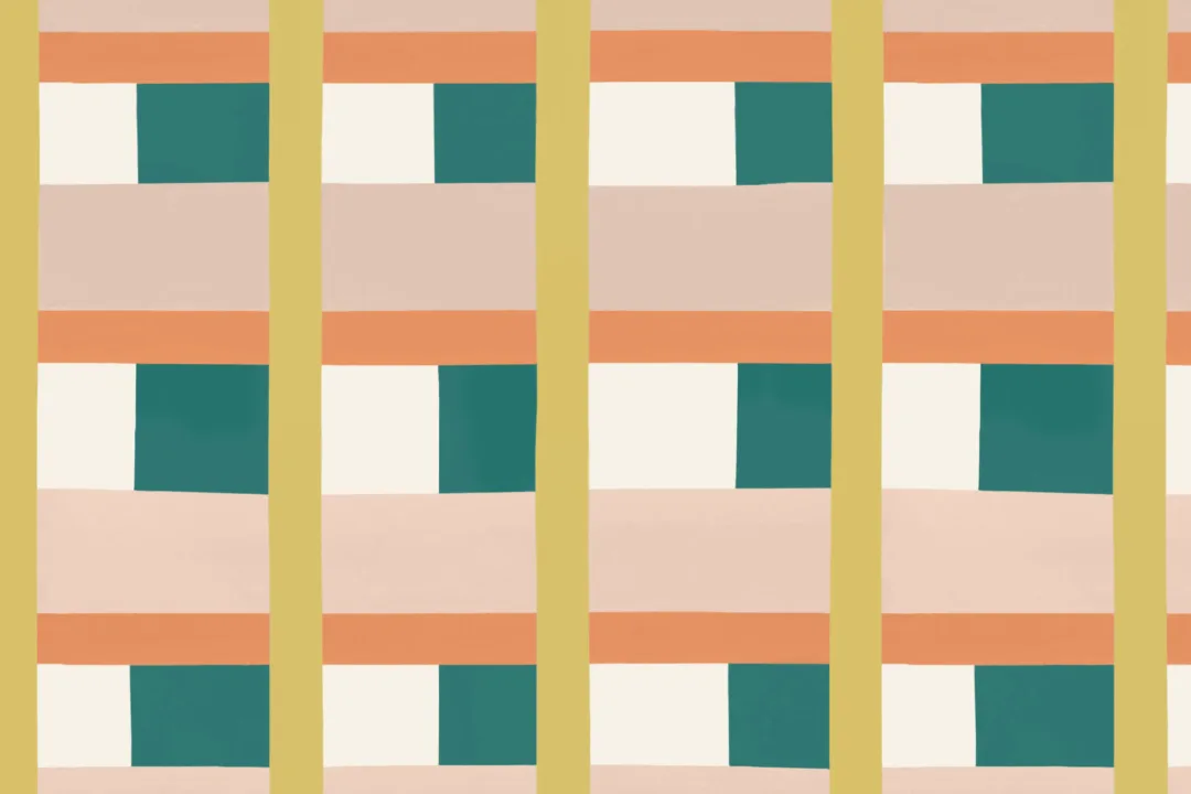 Colorful Abstract Checks Wallpaper