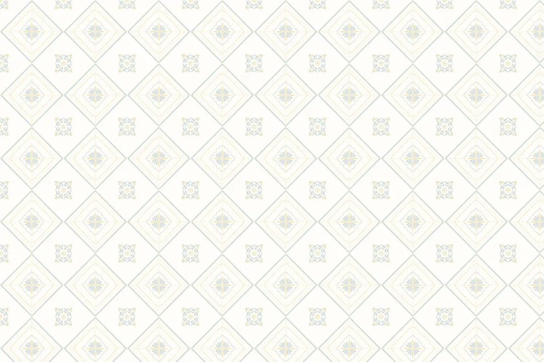 Light Blue Geometric Pattern Victoria Wall Mural