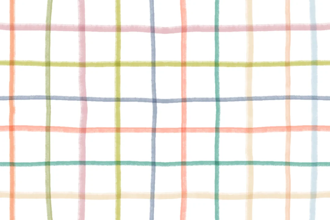 Papel pintado con cuadrícula colorida