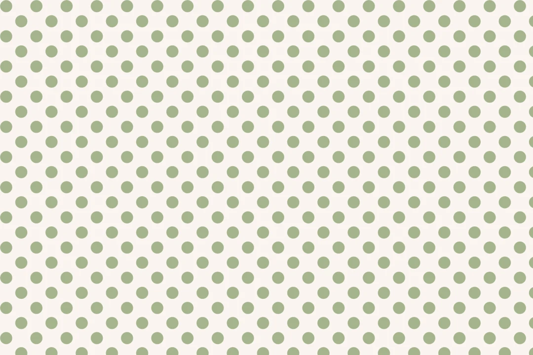 Green Polka Dot Retro Pattern Wallpaper Mural