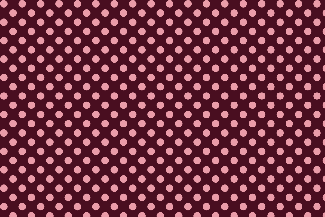 Burgundy And Pink Polka Dot Pattern Wall Mural
