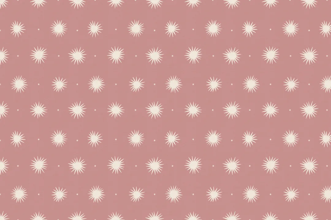 Pink Celestial Pattern Wallpaper For A Calm Mural
