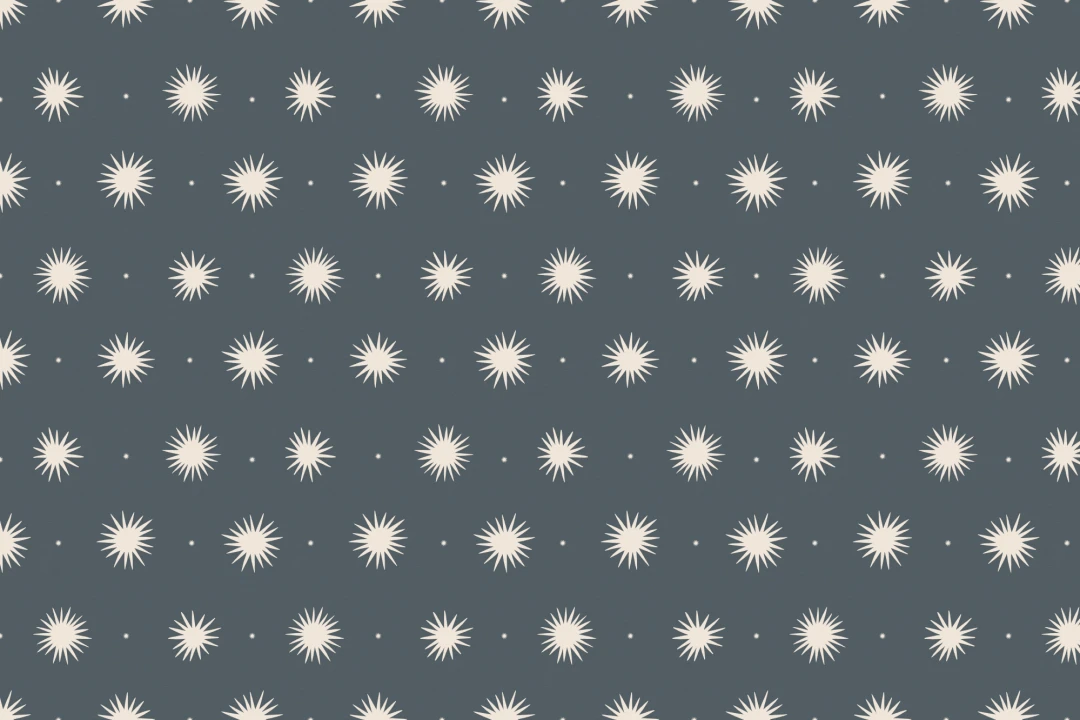 Navy Geometric Celestial Pattern Wallpaper Mural