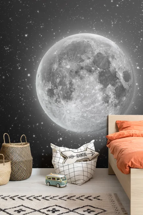 Moon & Stars Wallpaper Mural
