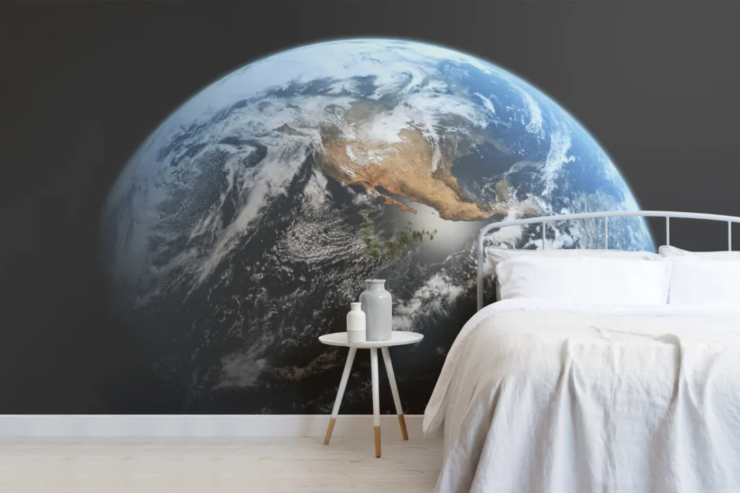 Mural Papel Pintado La Tierra en el Espacio