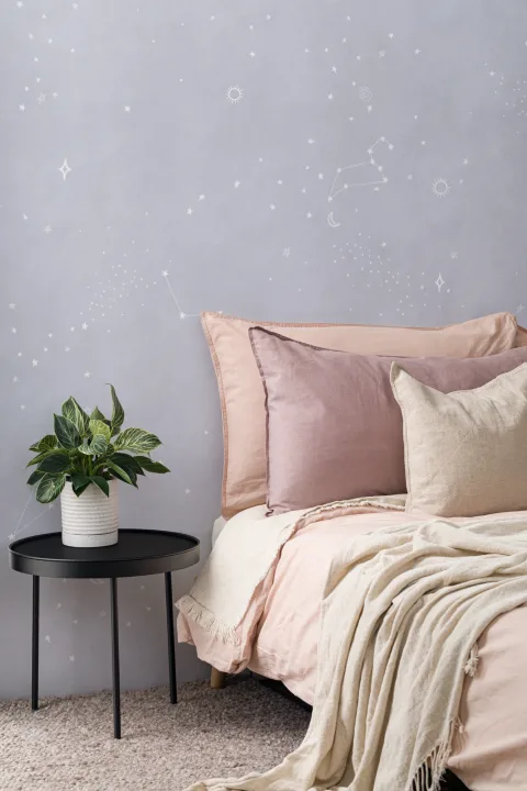 Lilac & Alb Zodiac Constelație Wallpaper Mural
