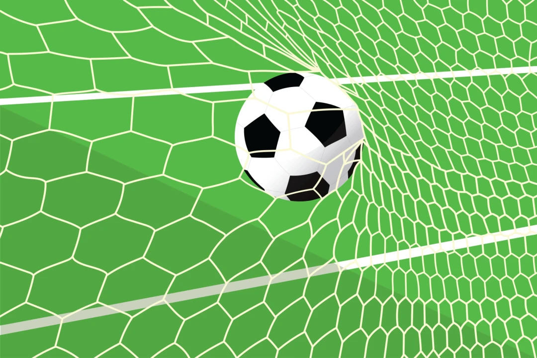 Green Football Net Wallpaper Mural
