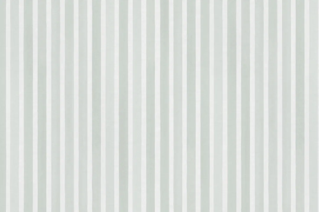 Light Green Vertical Stripes Painted Watercolor Repeat Pattern Wallpaper