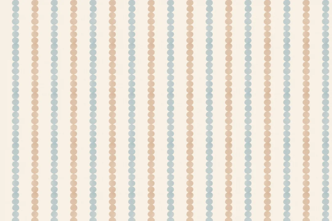 Multicolor Bobble Striped Contemporary Kids' Playroom Mural