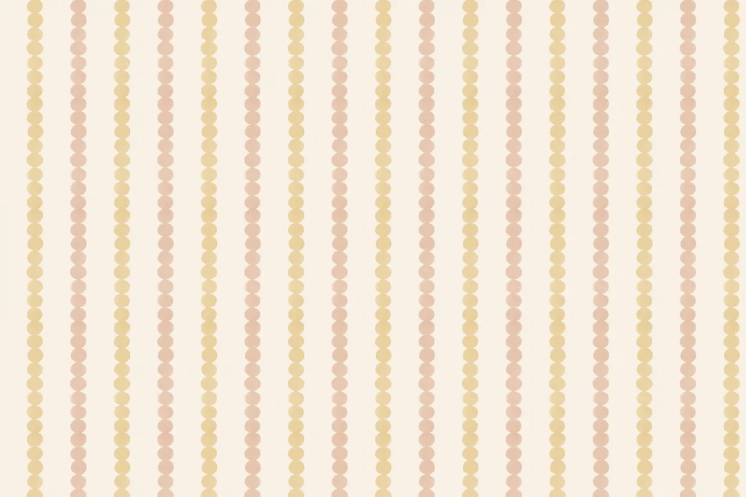 Pink And Yellow Striped Pattern Kids' Mural
