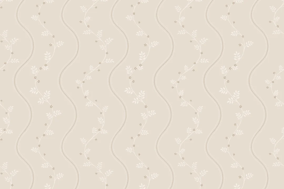 Beige antiguo patrón floral murales de papel pintado